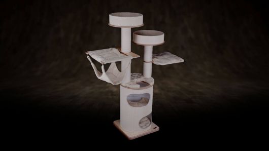 Cat tree for cats tube TDR-2H-2