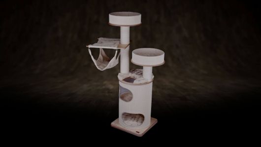 Cat tree for cats tube TDR-2H-POD