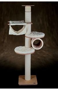 Floor-to-ceiling cat trees – tension-mounted for Maine Coons