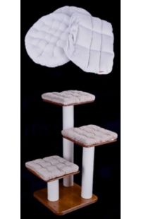 Replacement Covers for Outdoor Cat Trees – Varnished Wood