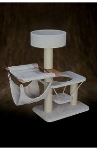 Upholstered Cat Trees for Kittens and Small Cats