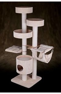 Cat trees for large cats – upholstered