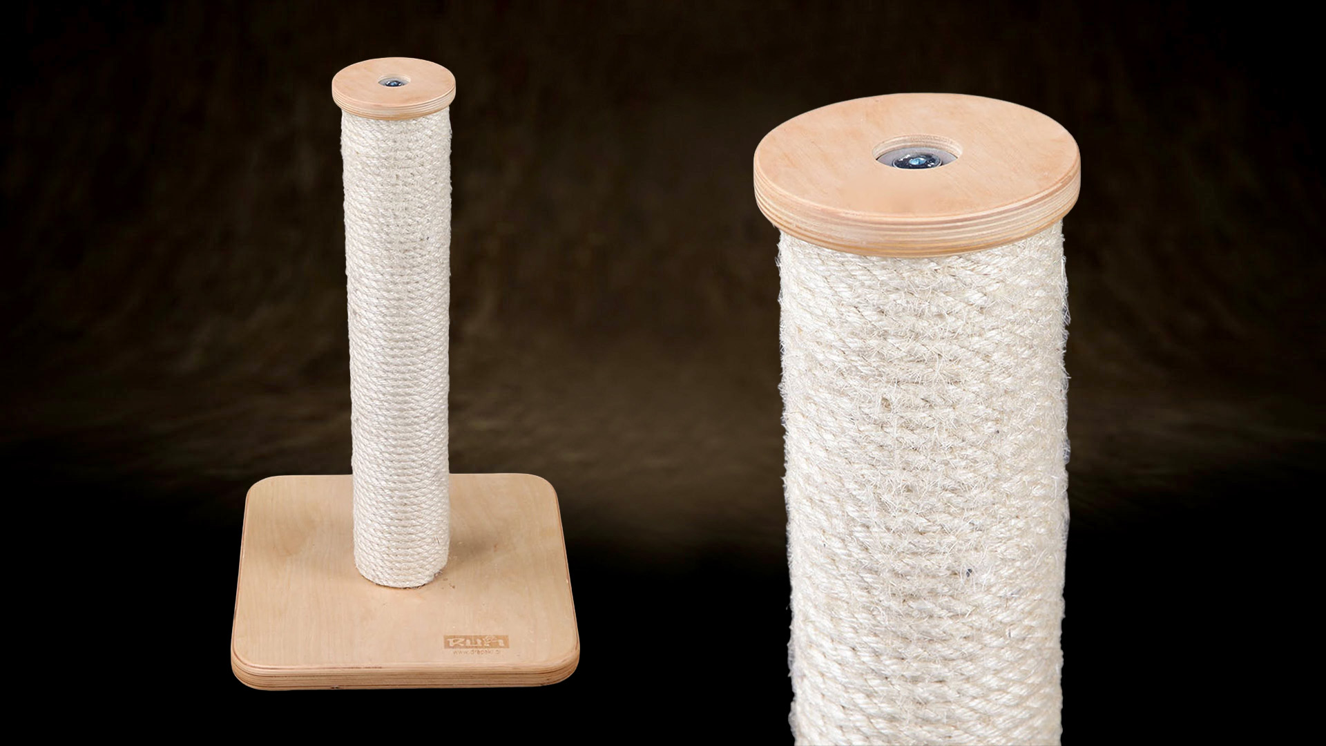 An example of a rigid multi-layer plywood base and secure post mounting.